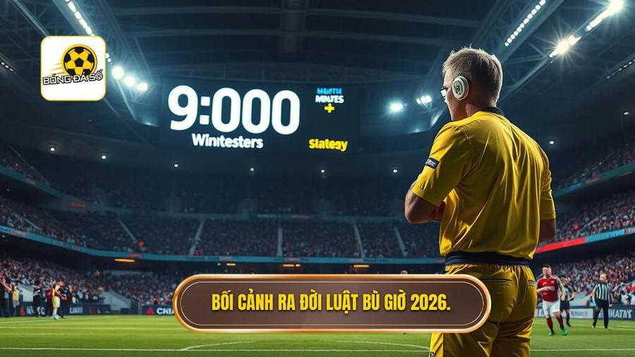 Luật bù giờ mới nhất 2026: Cuộc cách mạng về thời gian trong bóng đá hiện đại 1 Bối cảnh ra đời của Luật bù giờ mới nhất 2026