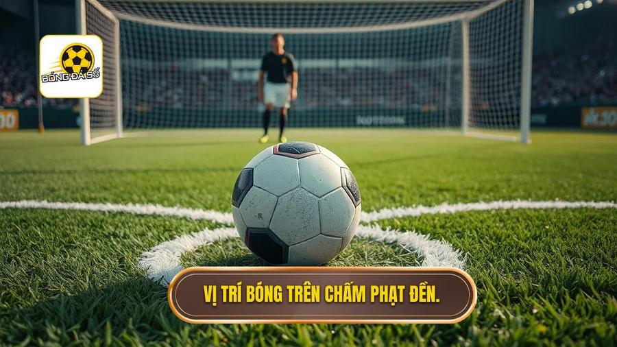 Quy định cơ bản về vị trí và bóng trên chấm phạt đền