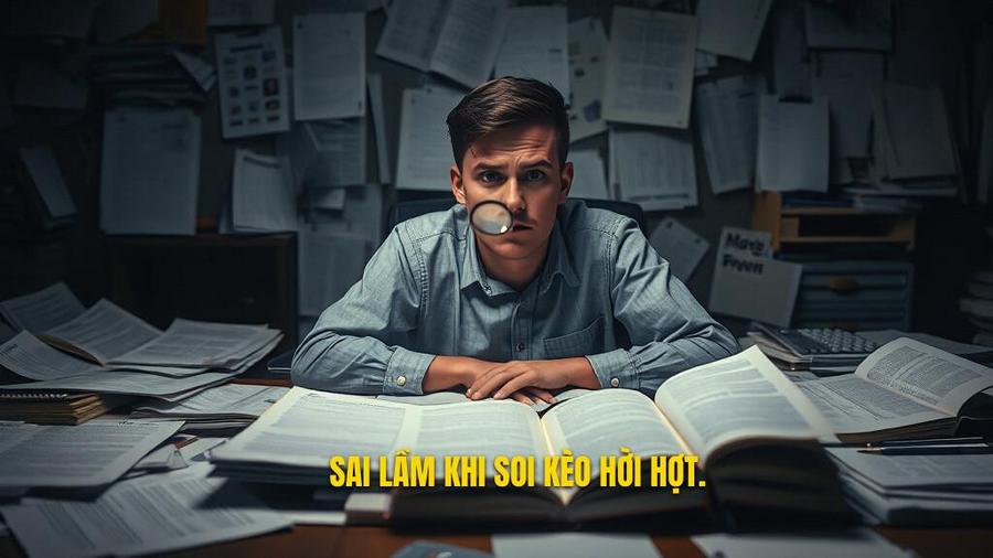 Những sai lầm thường gặp khi cá cược bóng đá: Bài học đắt giá cho mọi bet thủ 1 1. Sai lầm khi soi kèo hời hợt.