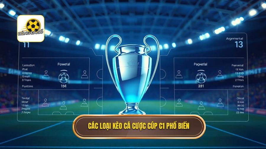 Các loại kèo cá cược Cúp C1 phổ biến