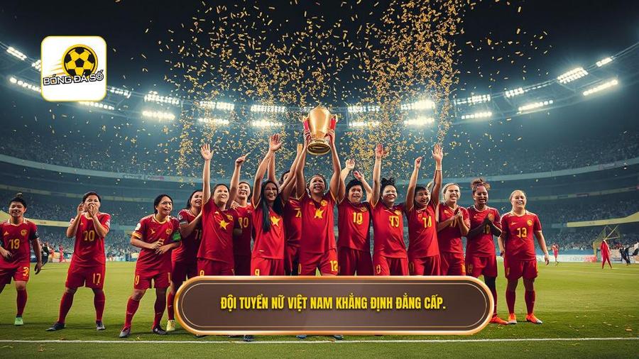 2. Đội tuyển nữ Việt Nam khẳng định đẳng cấp.