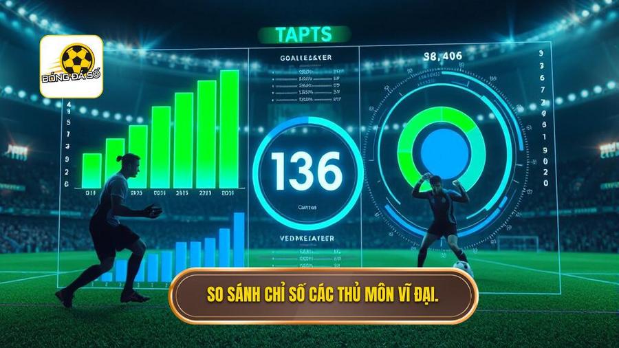 3. So sánh chỉ số các thủ môn vĩ đại.